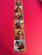 STICKER SHEET: Turkey Thanksgiving pilgrims