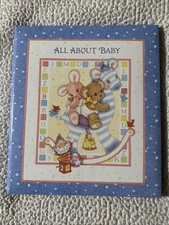 Vintage Hallmark All About Baby Journal Keepsake Baby Book Boy Girl