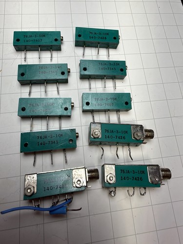 10 Clarostat Padohm Type 76. 10k Ohm Trimmer Resistor Potentiometer USA