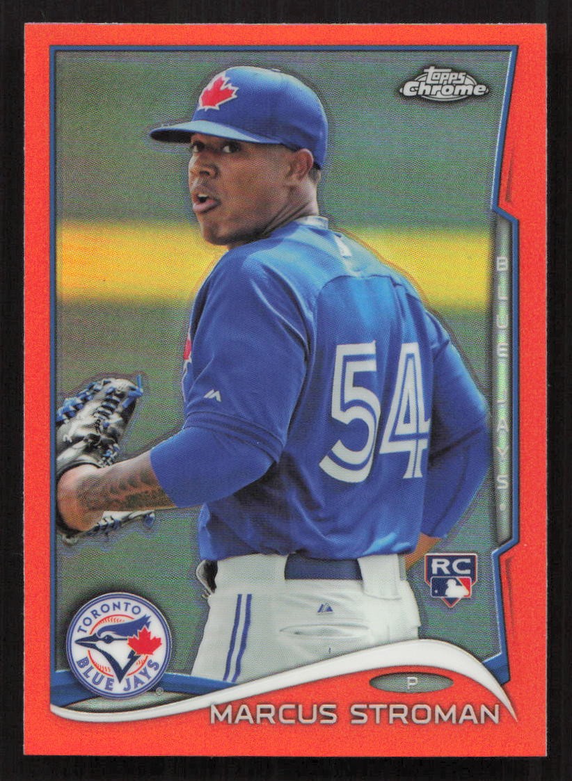 2014 Topps Chrome Marcus Stroman Orange Refractors RC Rookie #76 Card