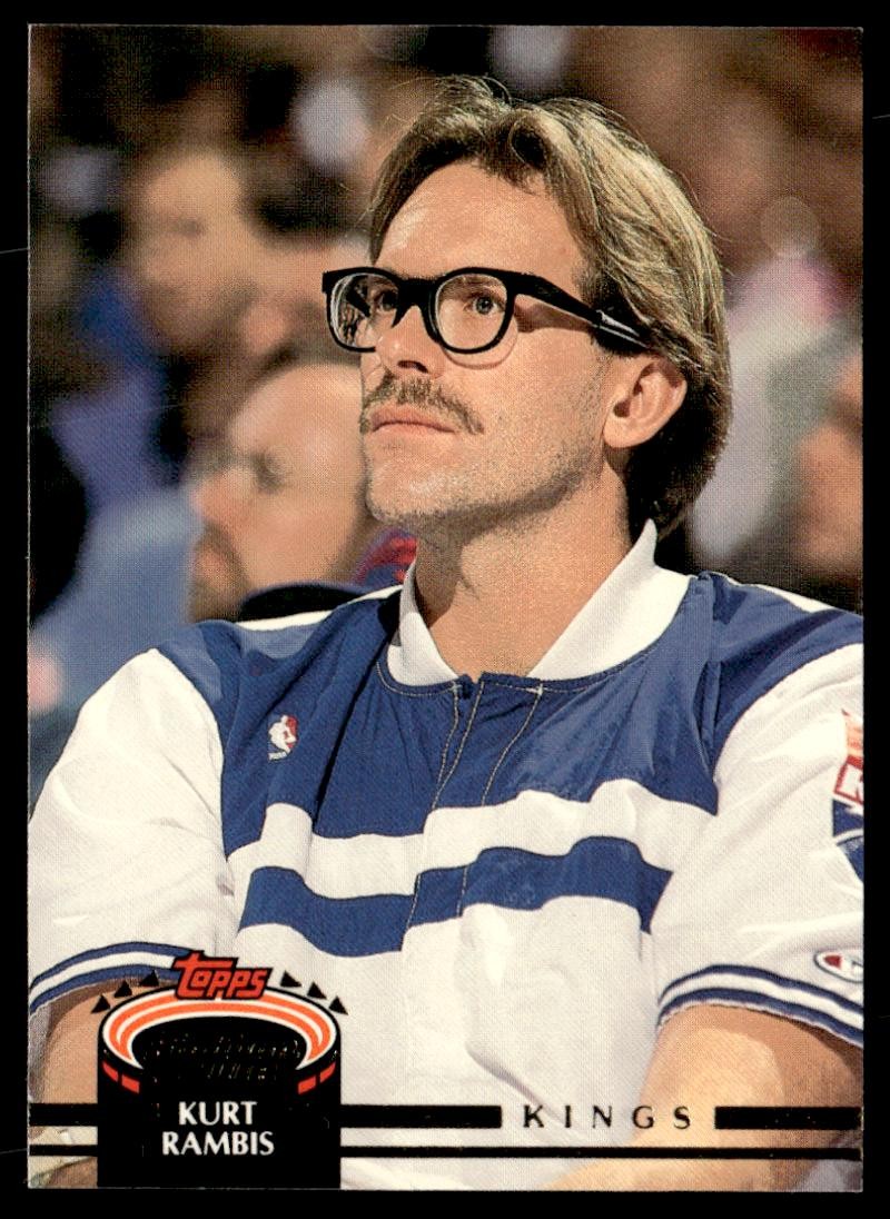 1992-93 Topps Stadium Club #391 Kurt Rambis Sacramento Kings