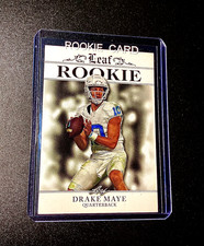 Drake Maye Rookie 2023 Leaf Draft Superstar Patriots QB Football RC MVP Rare 1 P