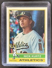 2025 Topps Heritage High Number Nick Kurtz Short Prints RC SP #706 Athletics