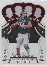 2020 Panini Chronicles Draft Picks Crown Royale Mirror Red Brian Lewerke #90 0b3