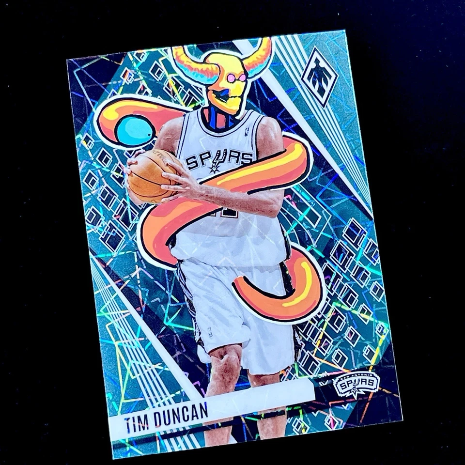 1/1 TIM DUNCAN 🔥 TEAL LAZER PRIZM SSP 🔥 NEW PENINI: ONE OF ONE ART - Image 2 of 4
