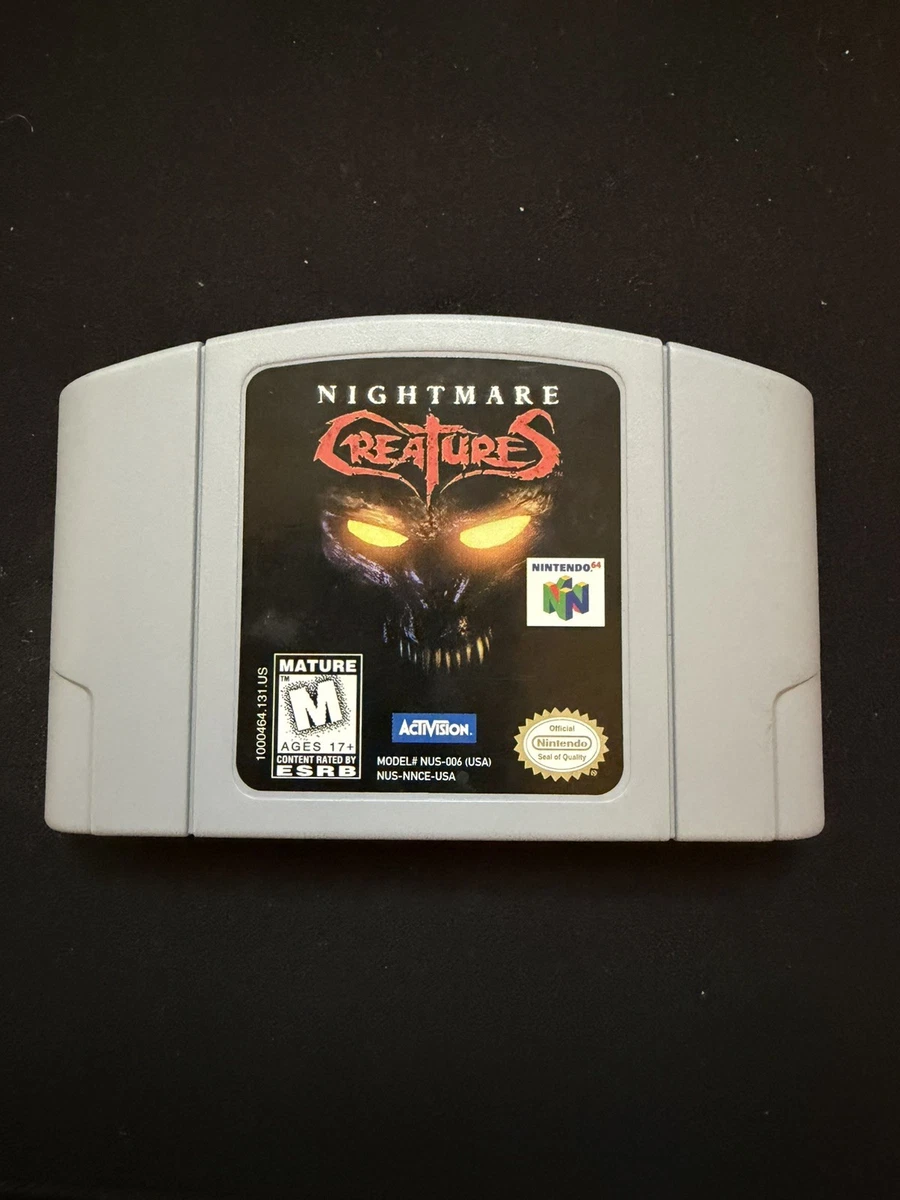 Nintendo 64 Nightmare Creatures Video Games for sale - eBay