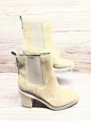Lauren Ralph Lauren Marianna Women's Brown Suede Chelsea Heel Boots Size 7