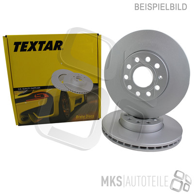 2x Textar 92307105 Bremsscheibe vorne für MERCEDES-BENZ