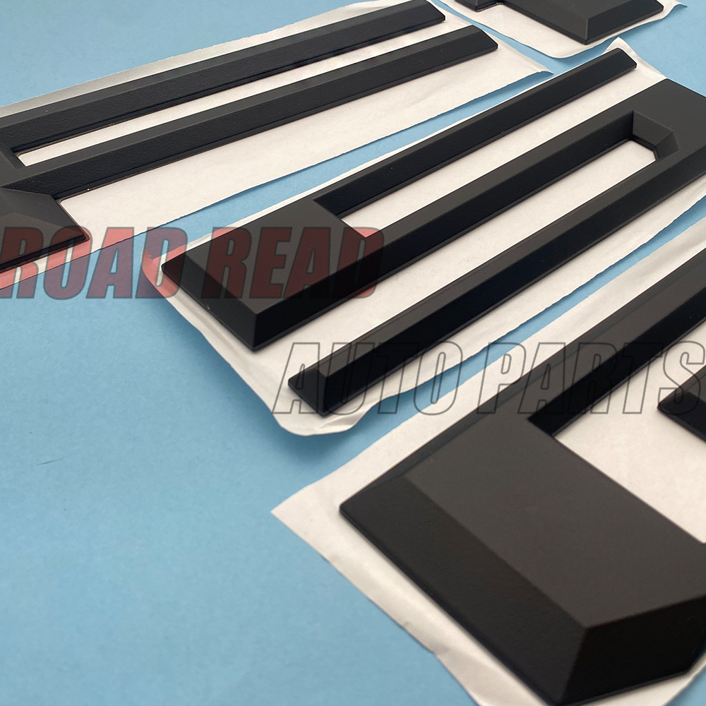 3D Raised Rear Trunk Tailgate Insert Letters For 2021-2024 F-1-5-0 Matte Black
