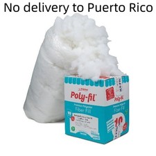 Poly-Fil Polyester Fiberfill Stuffing, 10lb Box, Bulk, by Fairfield