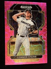 2022 Panini PRIZM PINK LASER REFRACTOR Connor Staine item 1