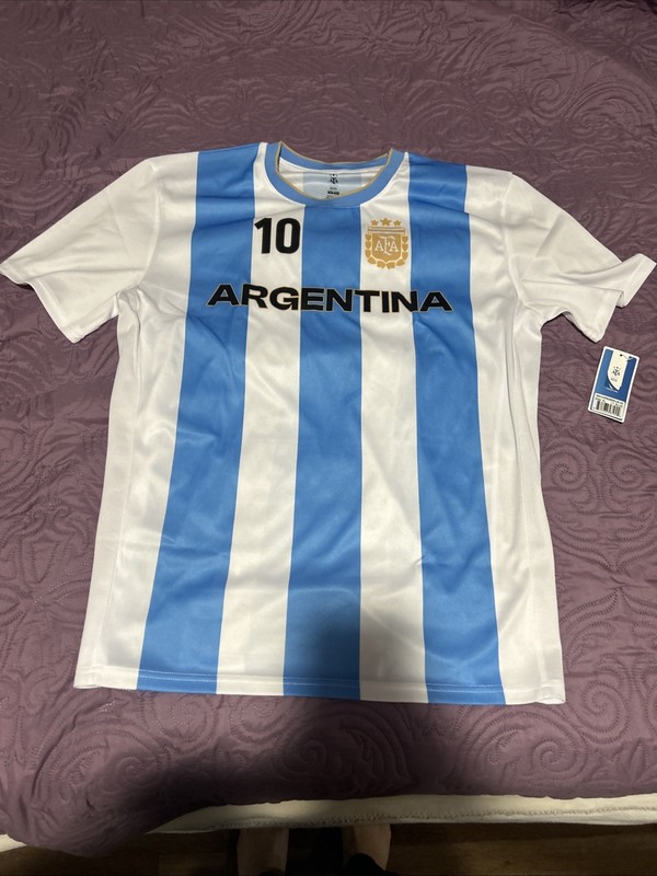 AFA 336GD-LB-LM T-shirt Messy official AFA #10 size xl unisex Argentina