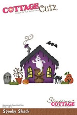 Fustelle Big Shot Sizzix Cottage Cutz Spooky Shack