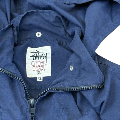 ジャケット・アウター 90s stussy outer gear / stussy sport USA Vintage Stussy Outer Gear Anorak Jacket 90s Made In USA Sz XL