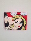 Retro Cartoon Comic Pop Art Handmade Women Painting