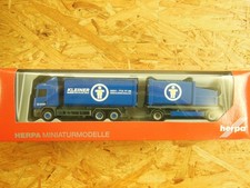 Herpa Scania R08 LKW Kleiner mit Pressmüllcontainer Nr. 157049 in OVP