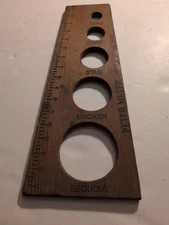 Peter Meter Growth Chart 1989 Redwood Gag Bathroom Decor