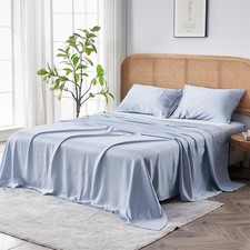Sijo AiryWeight Tencel Sheet Set, 100 Lyocell Derived from Eucalyptus, Butte...