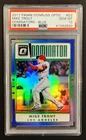 MIKE TROUT 2017 OPTIC DOMINATOR BLUE REFRACTOR PSA 10 SSP ULTRA RARE SRL /149