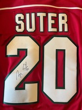 Reebok Premier NHL Jersey Minnesota Wild Ryan Suter Red Autographed signed RARE