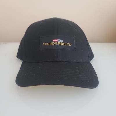Marvel Studios Thunderbolts Mens Black Snapback Baseball Hat Cap