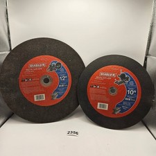 DIABLO METAL CUT-OFF WHEELS - 10IN  12IN COMBO DEAL NWOB