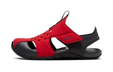 Nike Sunray Protect 2 Children's Sandals Red Black Kids 943826-603 New Authentic