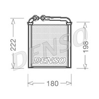 Denso DRR32005 WäRmetauscher, Innenraumheizung FüR VW