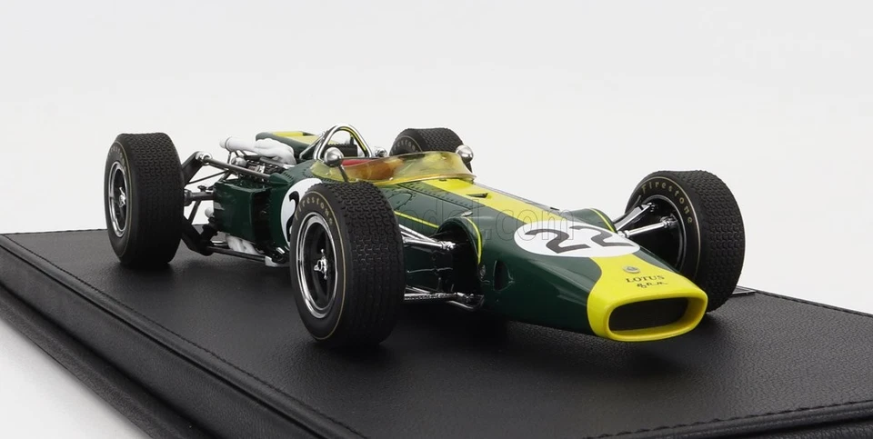 MODELLINO AUTO STATICO GP REPLICAS LOTUS F1 43 MONZA GP 1966 JIM CLARK 1/18 - Immagine 4 di 4