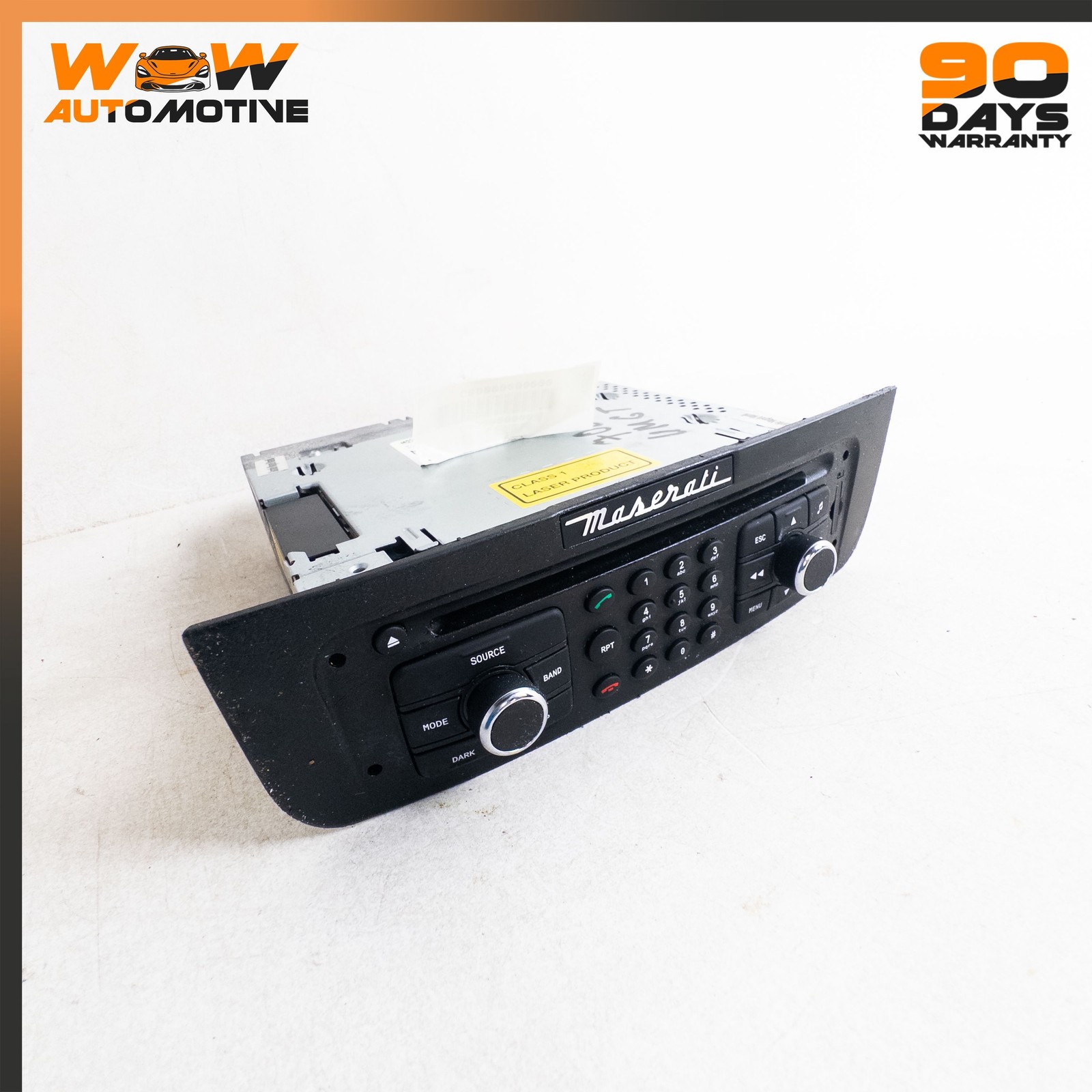 08-19 MASERATI GRANTURISMO HEAD UNIT COMAND RADIO CD NAVIGATION ASSEMBLY OEM