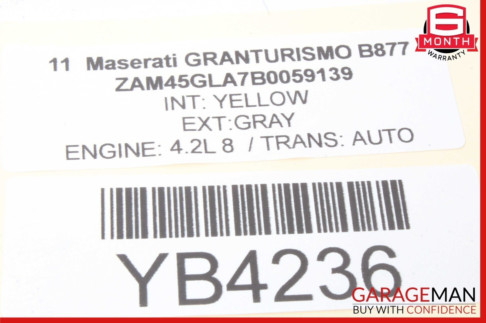 Maserati GranTurismo 2008-2019 REAR+LEFT Seat belt