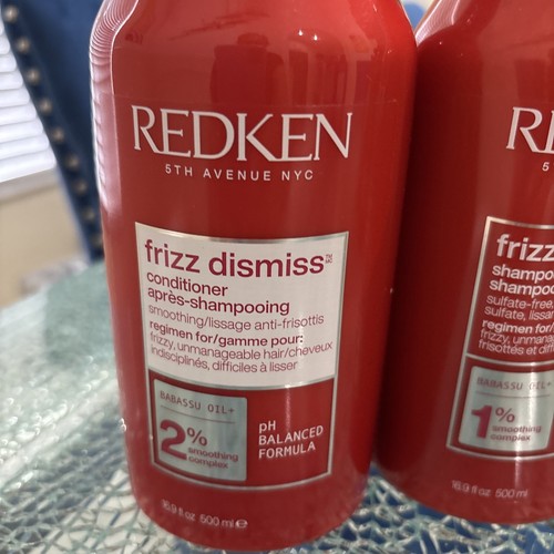 Redken Frizz Dismiss Shampoo & Conditioner 16.9 fl oz - Picture 2 of 5