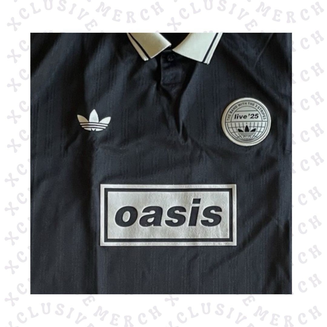 Oasis LIVE 25 Tour Merch— OFFICIAL Adidas Football Shirt Soccer