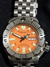A Seiko Monster Orange Men's Watch SKX781K Gen 1 