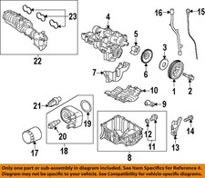 FORD OEM 14-16 Fiesta Engine Parts-Crankshaft Crank Pulley Bolt CM5Z6A345A