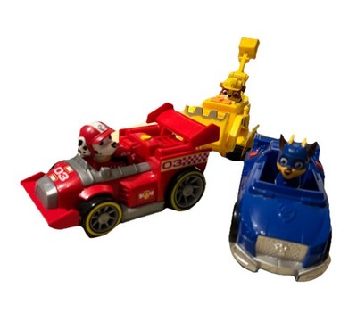 PAW Patrol Fahrzeuge Chase, Marshall & Rubble   Spielfiguren Set