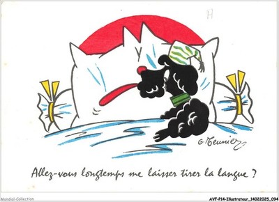 AVFP14-0883-ILLUSTRATOR - MEUNIER - Werden Sie Mir Lange Lassen Ziehen