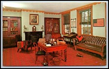 Postcard Wheatland Home James Buchanan Study Dussinger Lancaster PA N49