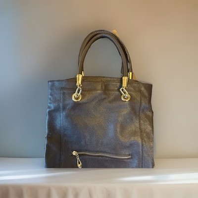 Stylish Kristen Bell For Erica Anenberg Women s Brown Leather Handbag