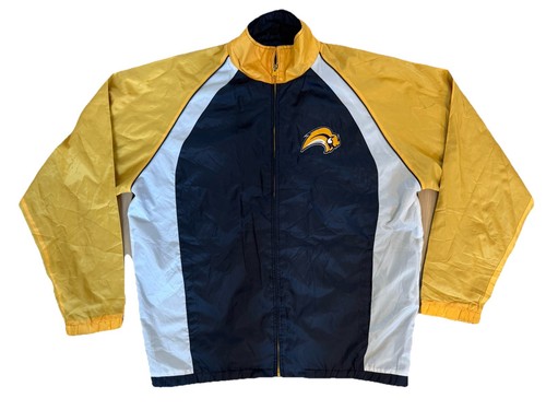 Vintage Buffalo Sabres Nylon Jacket Large G-III Sports Rare - Picture 1 of 7