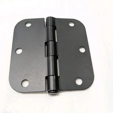30 Pack 3.5"  5/8" Radius Interior Door Rounded Hinges  Door Hinge Matte Black