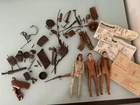 Marx Toys Johnny West Lot of 3 Characters + Accessories