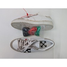 Off-White Virgil Abloh Address Low Top Sneaker in White / Black BNWB 41