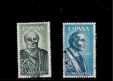Spain Scott #C177-78, Singles 1966 Complete FVF Used