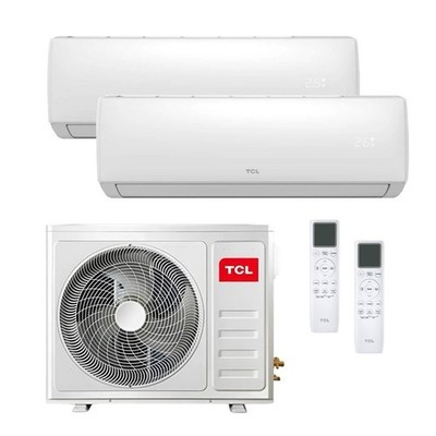 Multi Split Klimaanlage 12000+12000BTU TCL SAVE IN Klima mit Wärmepumpe und WiFi