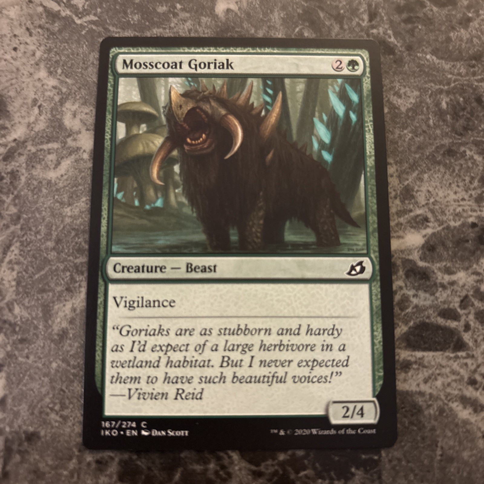 Mosscoat Goriak - Ikoria: Lair of Behemoths - MTG - Common - #167 - NM