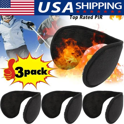 #ad Ear Muffs Winter Ear warmers Fleece Earwarmer Mens Womens Behind the Head Band $3.99