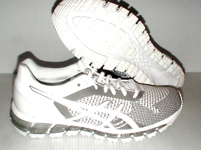 Asics women's running shoes gel quantum 360 knit white snow silver size 8.5 us