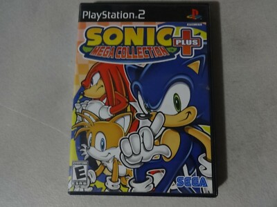 Sonic Mega Collection Plus Sony Playstation 2 PS2 Game Complete Free Ship