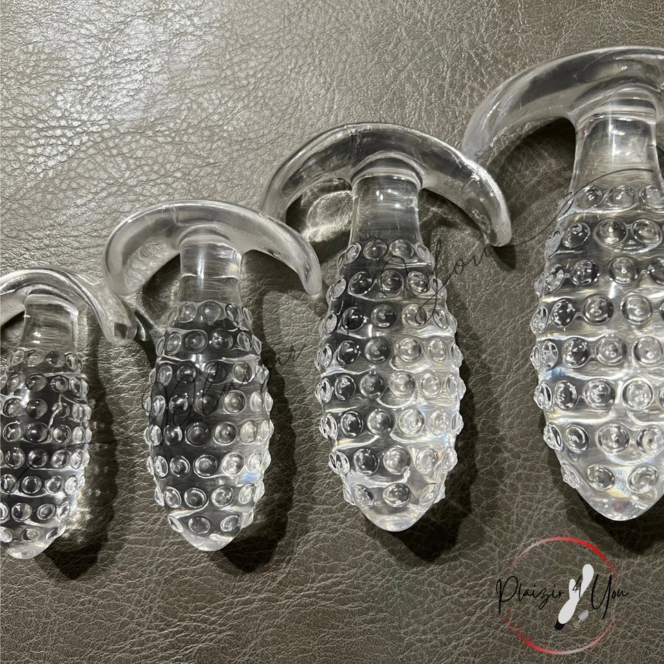 Sextoy Plug Anal Texturé Silicone Bijou jouet adulte Plaisir Prostate - Photo 4/4